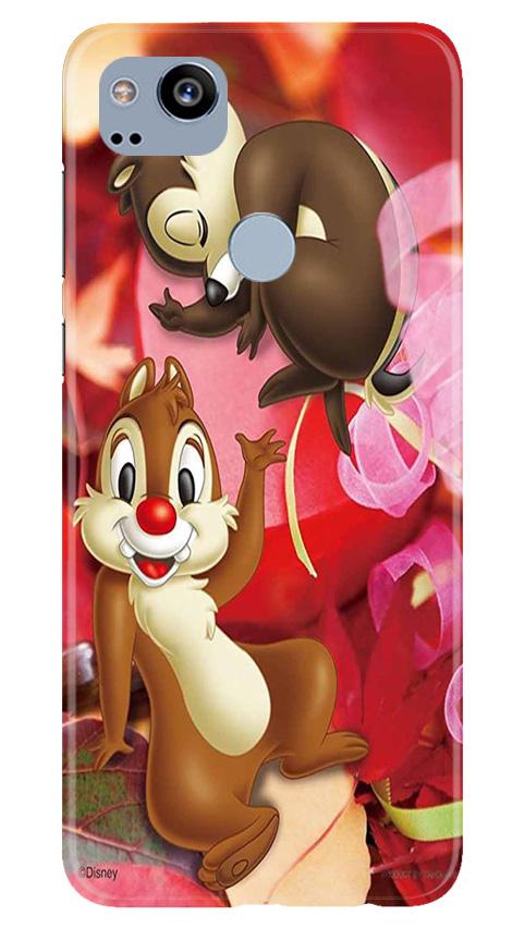 Chip n Dale Mobile Back Case for Google Pixel 2 (Design - 349)