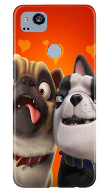 Dog Puppy Mobile Back Case for Google Pixel 2 (Design - 350)