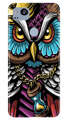 Owl Mobile Back Case for Google Pixel 2 (Design - 359)