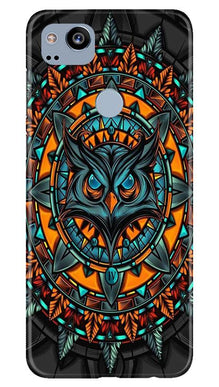 Owl Mobile Back Case for Google Pixel 2 (Design - 360)