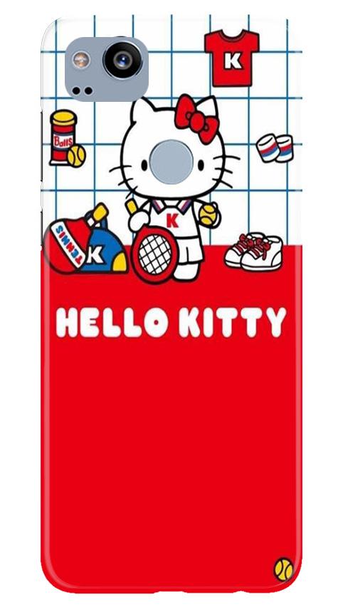 Hello Kitty Mobile Back Case for Google Pixel 2 (Design - 363)