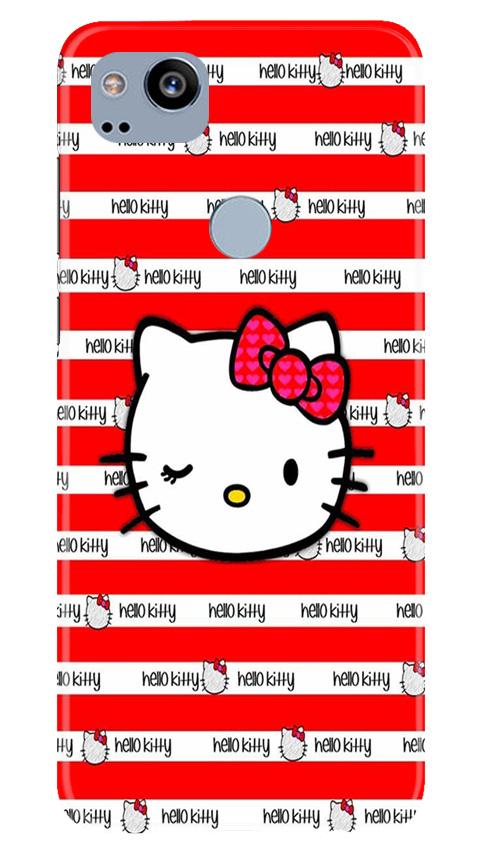 Hello Kitty Mobile Back Case for Google Pixel 2 (Design - 364)