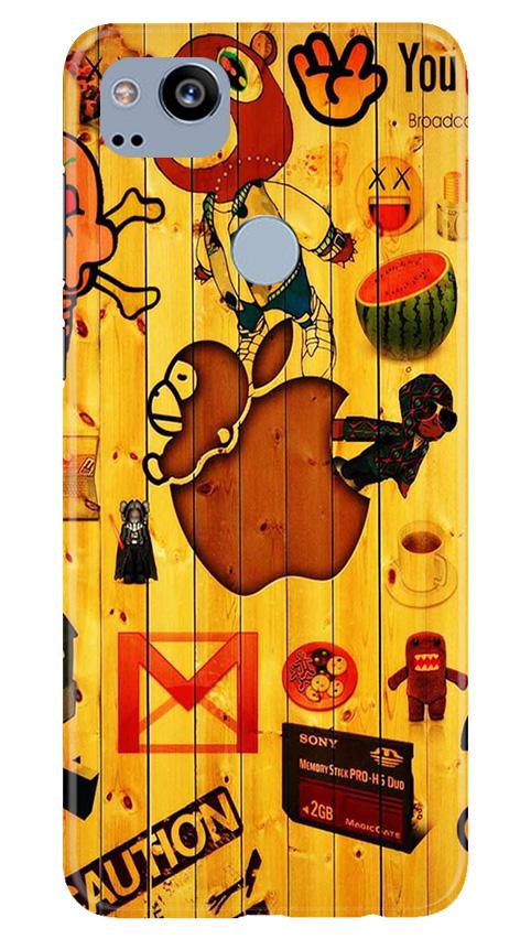 Wooden Texture Mobile Back Case for Google Pixel 2 (Design - 367)