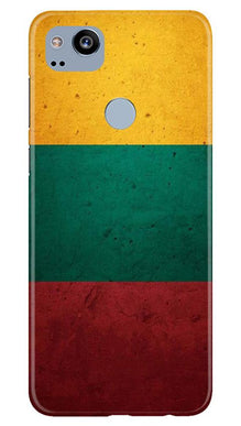 Color Pattern Mobile Back Case for Google Pixel 2 (Design - 374)