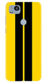 Black Yellow Pattern Mobile Back Case for Google Pixel 2 (Design - 377)