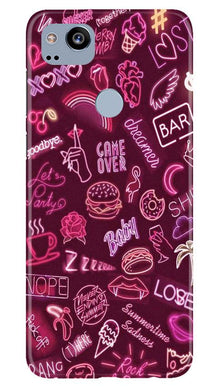 Party Theme Mobile Back Case for Google Pixel 2 (Design - 392)