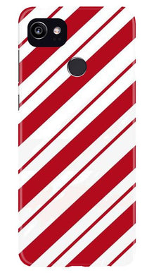 Red White Mobile Back Case for Google Pixel 2 XL (Design - 44)
