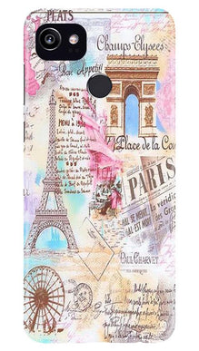 Paris Eiftel Tower Mobile Back Case for Google Pixel 2 XL (Design - 54)