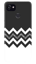Black white Pattern2Case for Google Pixel 2 XL