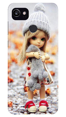 Cute Doll Mobile Back Case for Google Pixel 2 XL (Design - 93)