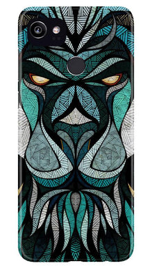 Lion Mobile Back Case for Google Pixel 2 XL (Design - 97)