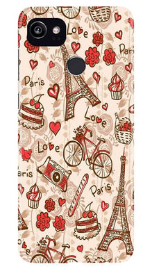 Love Paris Mobile Back Case for Google Pixel 2 XL  (Design - 103)