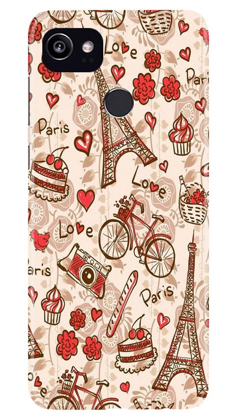 Love Paris Case for Google Pixel 2 XL  (Design - 103)