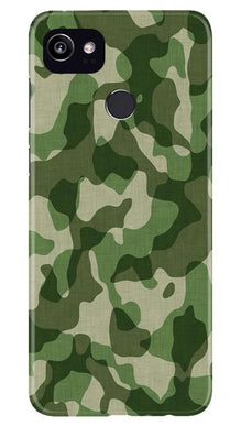 Army Camouflage Mobile Back Case for Google Pixel 2 XL  (Design - 106)