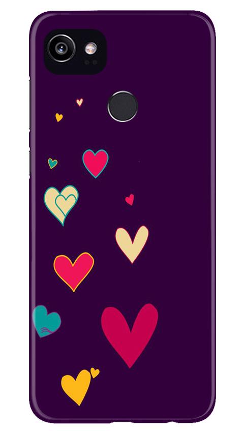 Purple Background Case for Google Pixel 2 XL(Design - 107)