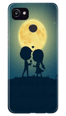 Love Couple Mobile Back Case for Google Pixel 2 XL  (Design - 109)
