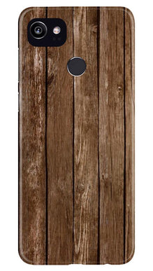 Wooden Look Mobile Back Case for Google Pixel 2 XL  (Design - 112)