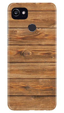 Wooden Look Mobile Back Case for Google Pixel 2 XL  (Design - 113)