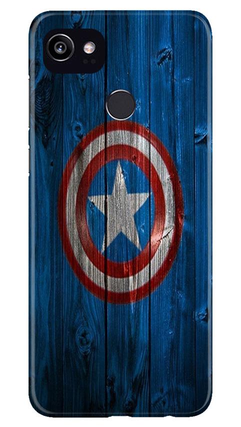 Captain America Superhero Case for Google Pixel 2 XL(Design - 118)
