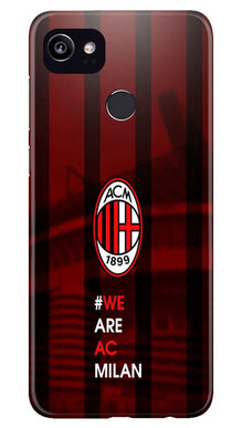 AC Milan Mobile Back Case for Google Pixel 2 XL  (Design - 155)