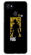 Pubg Winner Winner Case for Google Pixel 2 XL  (Design - 177)