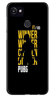 Pubg Winner Winner Mobile Back Case for Google Pixel 2 XL  (Design - 177)