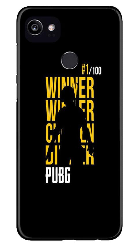 Pubg Winner Winner Case for Google Pixel 2 XL  (Design - 177)