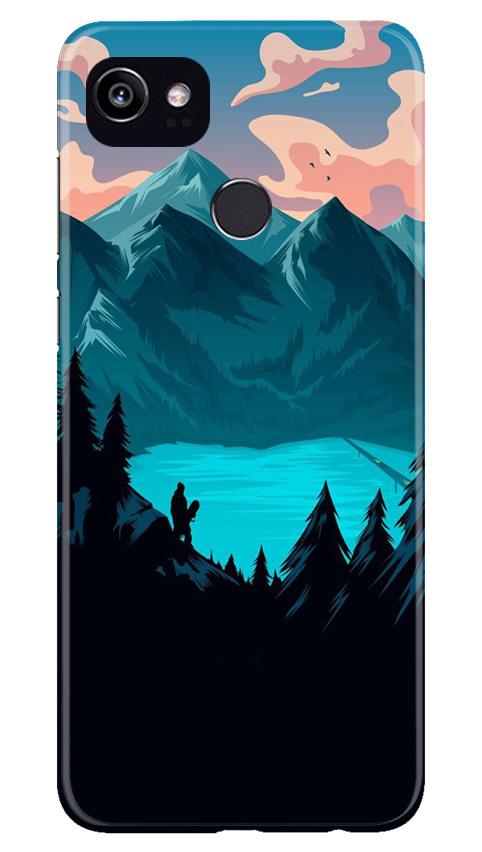 Mountains Case for Google Pixel 2 XL (Design - 186)