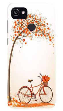 Bicycle Mobile Back Case for Google Pixel 2 XL (Design - 192)
