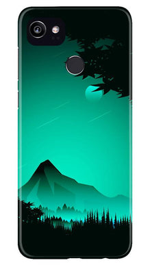 Moon Mountain Mobile Back Case for Google Pixel 2 XL (Design - 204)