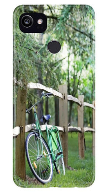 Bicycle Mobile Back Case for Google Pixel 2 XL (Design - 208)