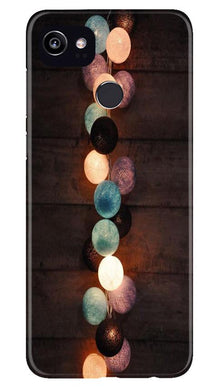 Party Lights Mobile Back Case for Google Pixel 2 XL (Design - 209)