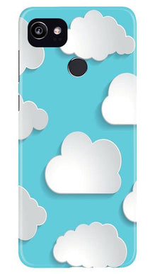 Clouds Mobile Back Case for Google Pixel 2 XL (Design - 210)