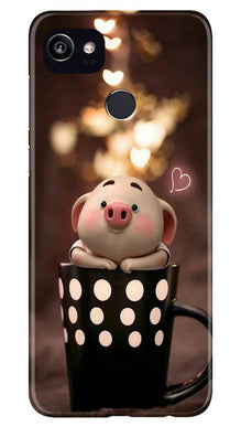 Cute Bunny Mobile Back Case for Google Pixel 2 XL (Design - 213)