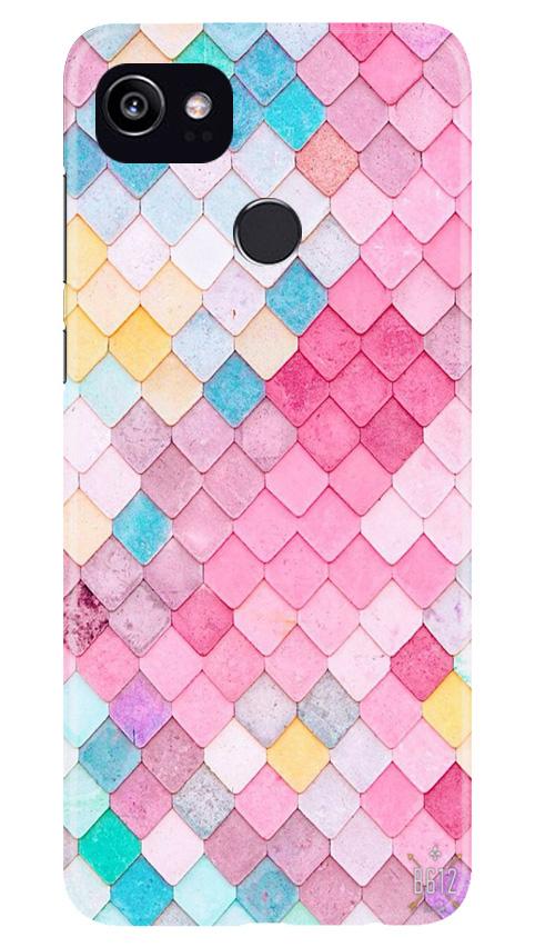 Pink Pattern Case for Google Pixel 2 XL (Design No. 215)
