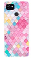 Pink Pattern Case for Google Pixel 2 XL (Design No. 215)