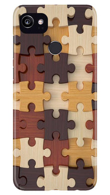 Puzzle Pattern Mobile Back Case for Google Pixel 2 XL (Design - 217)
