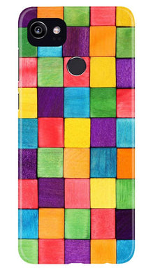 Colorful Square Mobile Back Case for Google Pixel 2 XL (Design - 218)