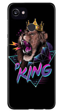 Lion King Mobile Back Case for Google Pixel 2 XL (Design - 219)