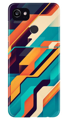 Modern Art Mobile Back Case for Google Pixel 2 XL (Design - 233)