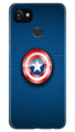 Captain America Shield Case for Google Pixel 2 XL (Design No. 253)
