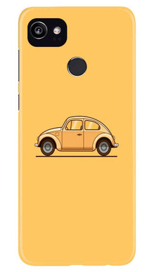 Vintage Car Mobile Back Case for Google Pixel 2 XL (Design - 262)