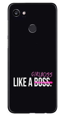 Like a Girl Boss Mobile Back Case for Google Pixel 2 XL (Design - 265)