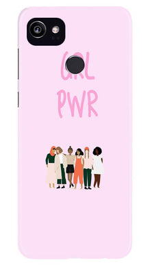 Girl Power Mobile Back Case for Google Pixel 2 XL (Design - 267)