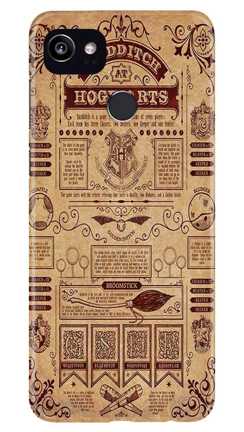 Hogwarts Mobile Back Case for Google Pixel 2 XL (Design - 304)