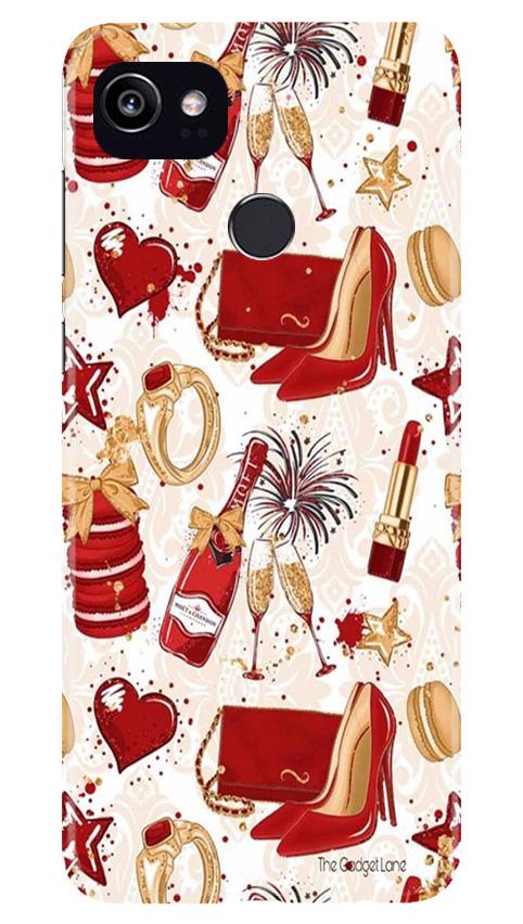 Girlish Mobile Back Case for Google Pixel 2 XL (Design - 312)