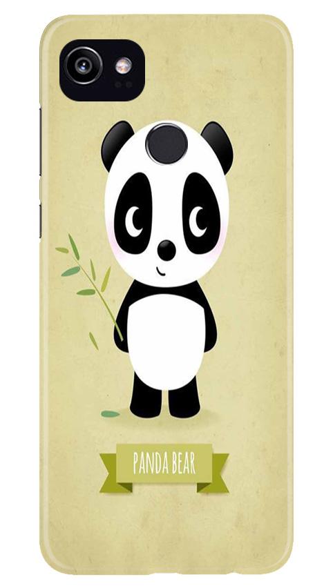 Panda Bear Mobile Back Case for Google Pixel 2 XL (Design - 317)