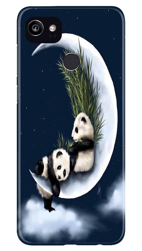 Panda Moon Mobile Back Case for Google Pixel 2 XL (Design - 318)