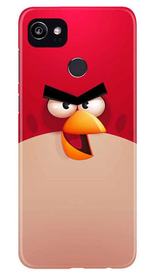 Angry Bird Red Mobile Back Case for Google Pixel 2 XL (Design - 325)