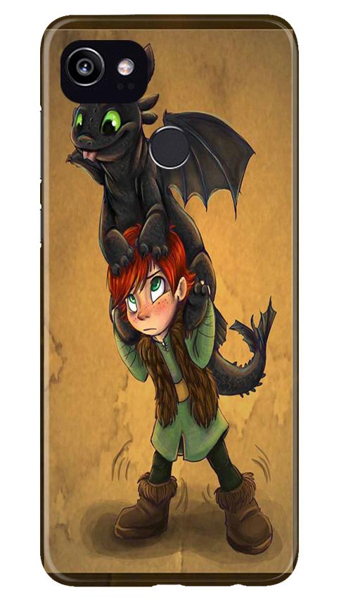 Dragon Mobile Back Case for Google Pixel 2 XL (Design - 336)